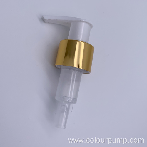 Wholesale Aluminum24 410 Gold/ Sliver Dispenser Cream Pump